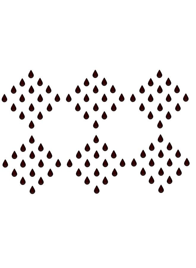 VAMA بندي تيلك مخملي صغير على شكل دمعة للنساء، بندي مارون للسيدات - Image 2