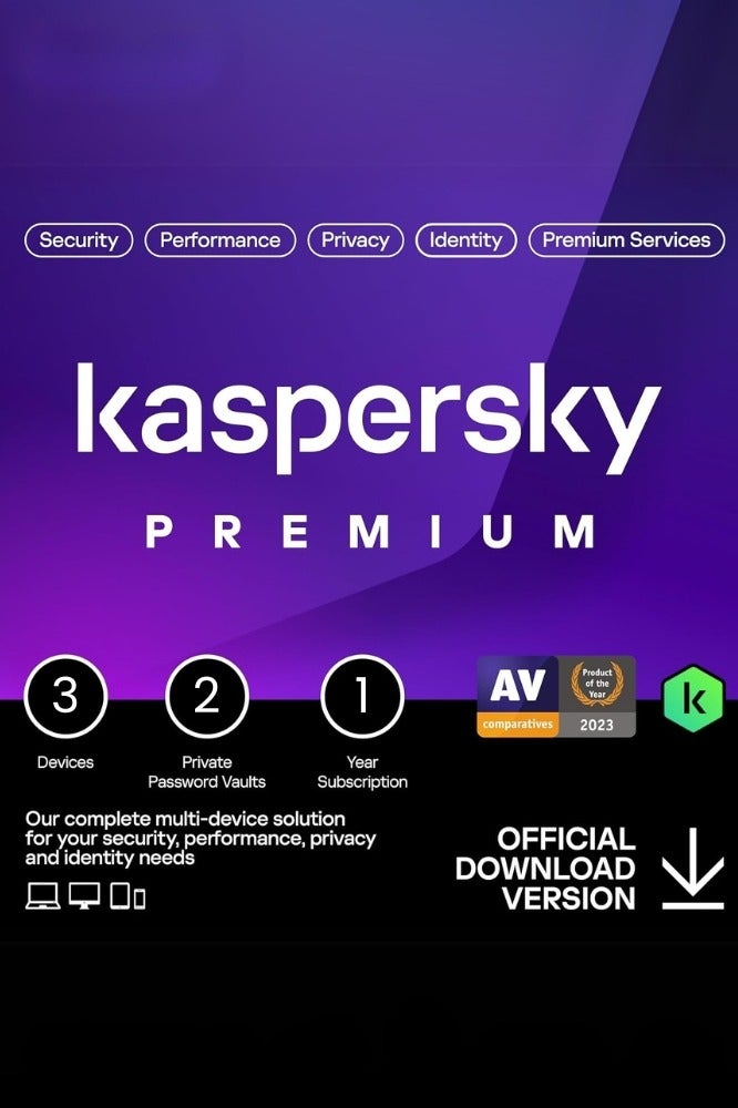 Kaspersky Kaspersky Premium Total Security for 3 Devices - 2 Private Password Vaults - 1 Year Subscription| Box W/o CD | KL1047I5CFS-SLIM  - Image 3