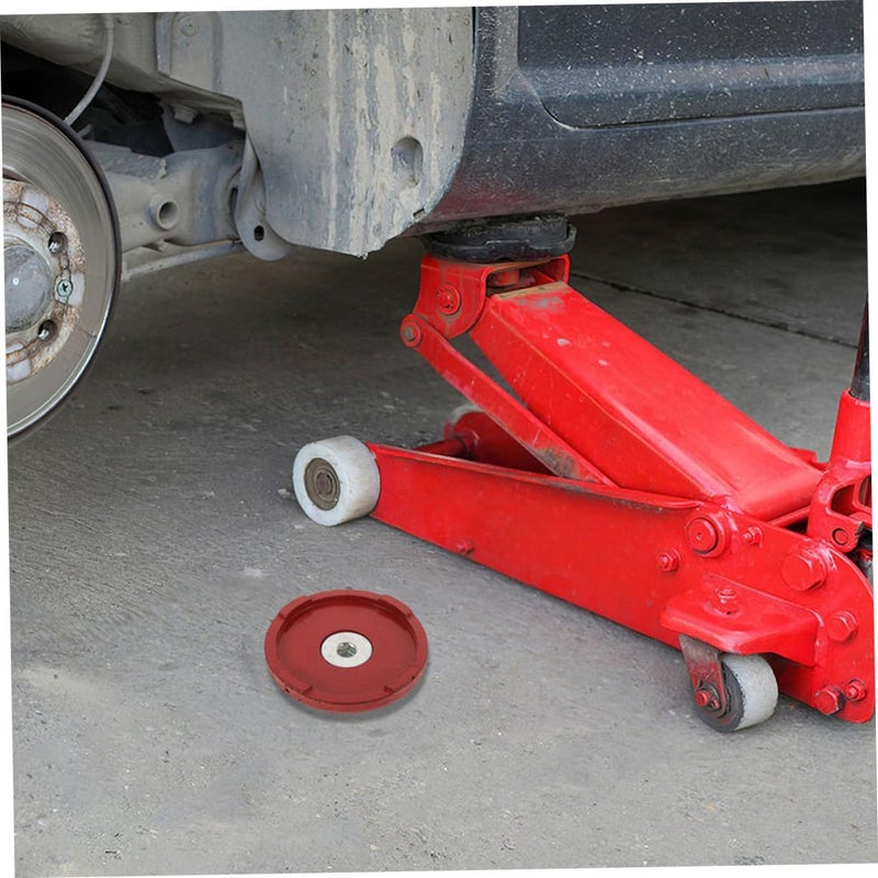 Mobestech 2pcs Heavy Duty Jack Wheel Chock Stabilizer Rubber Pads for Trailers and Rvs Dual for Quick Lifting Compatible Vehicle Front Wheels - Image 4