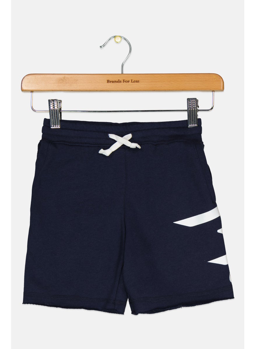 Nike 3Brand by Russell Wilson - Toddler Boy Sportswear Brand Logo Outdoor Short, Navy - Image 1