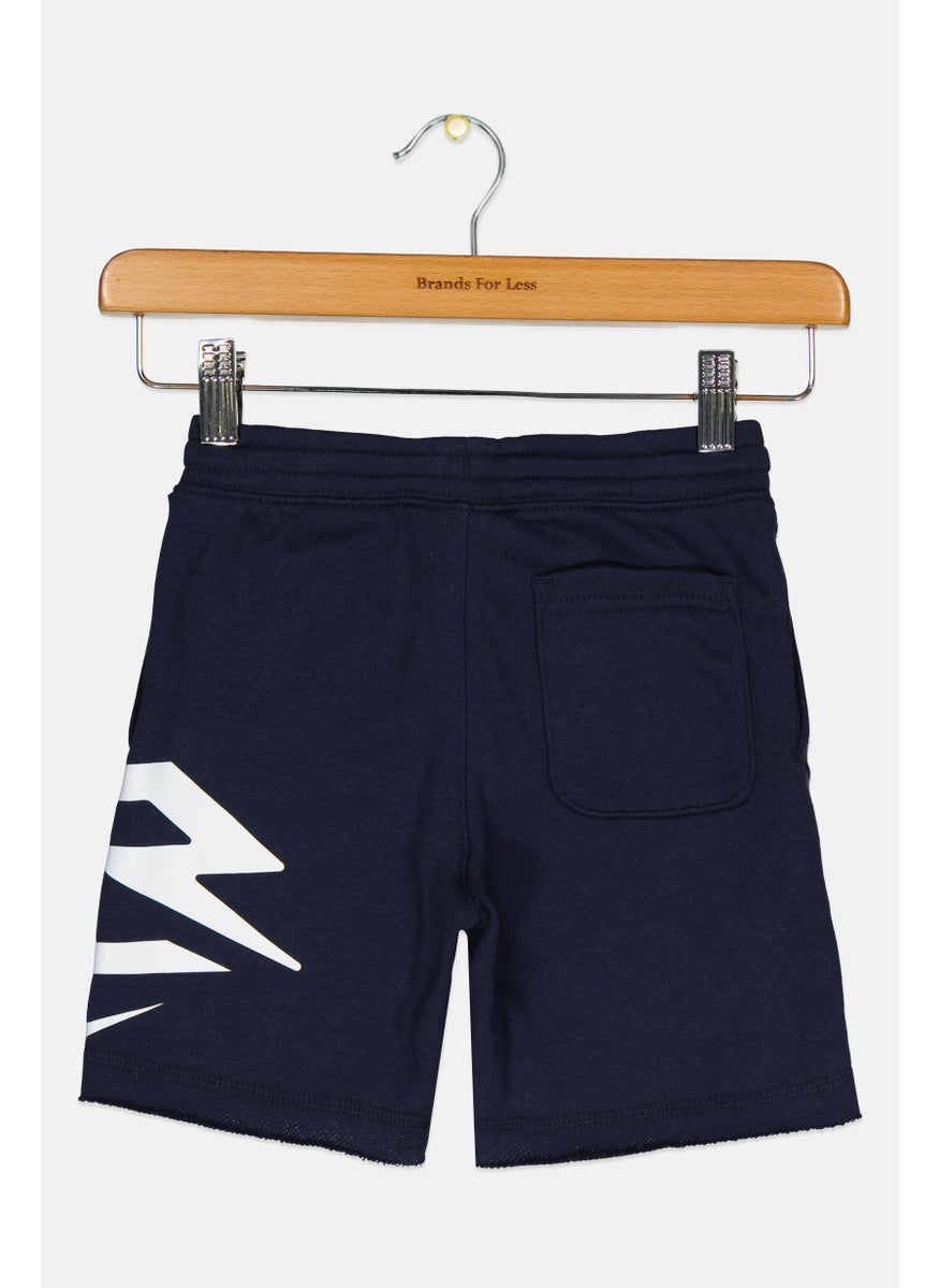 Nike 3Brand by Russell Wilson - Toddler Boy Sportswear Brand Logo Outdoor Short, Navy - Image 1