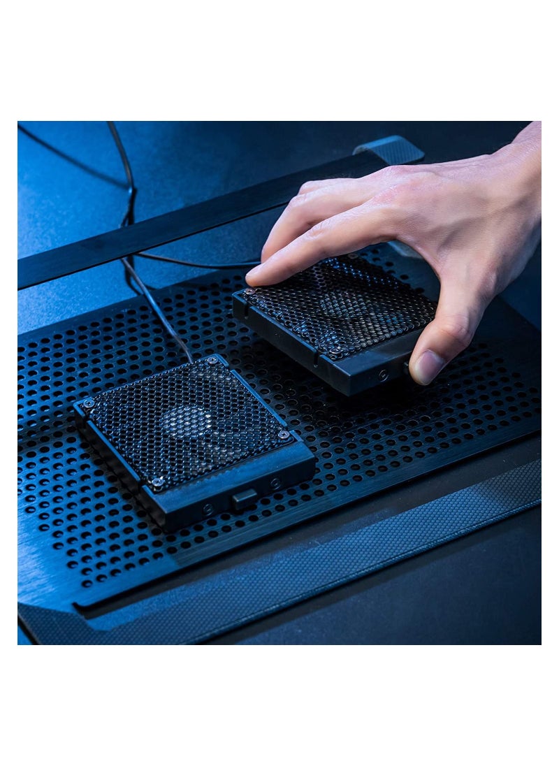 COOLER MASTER - Cooler Master Notepal U2 Plus V2, Notebook-Cooler 43,2 cm 2 x 80 mm Aluminium - Image 1