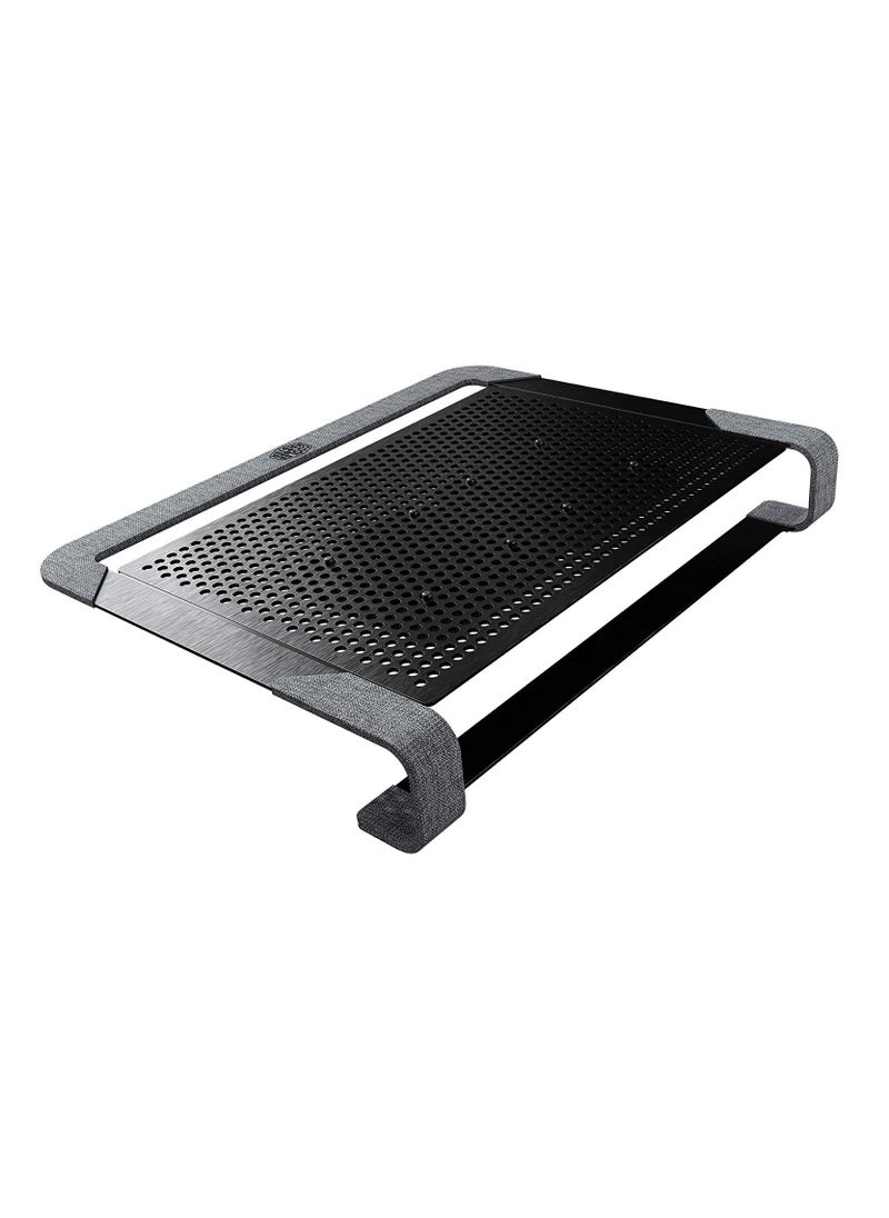 COOLER MASTER - Cooler Master Notepal U2 Plus V2, Notebook-Cooler 43,2 cm 2 x 80 mm Aluminium - Image 1