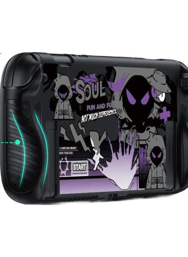 Jemdo Switch 2Nd Generation Protective Case With Extended Handle, Split-Style Protective Cover For Ns2 Anti-Drop Game Console Storage Bag Accessories [Ghost] Enhanced Grip - Image 3