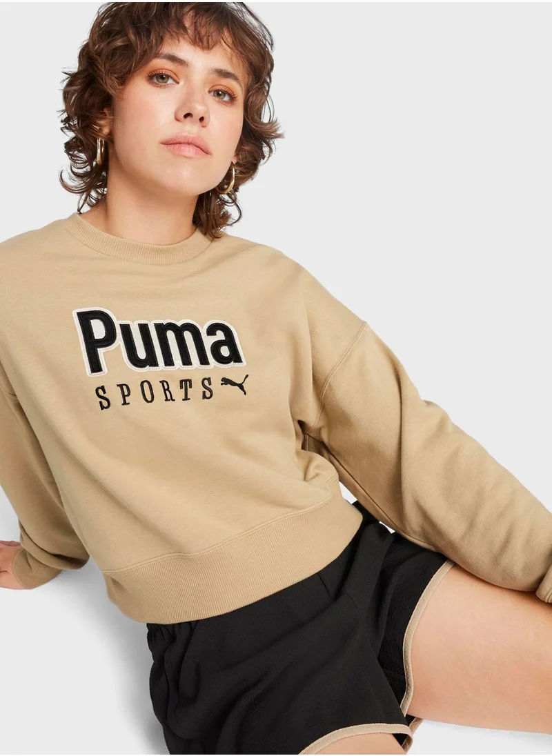 PUMA Team Oversized Sweatshirt