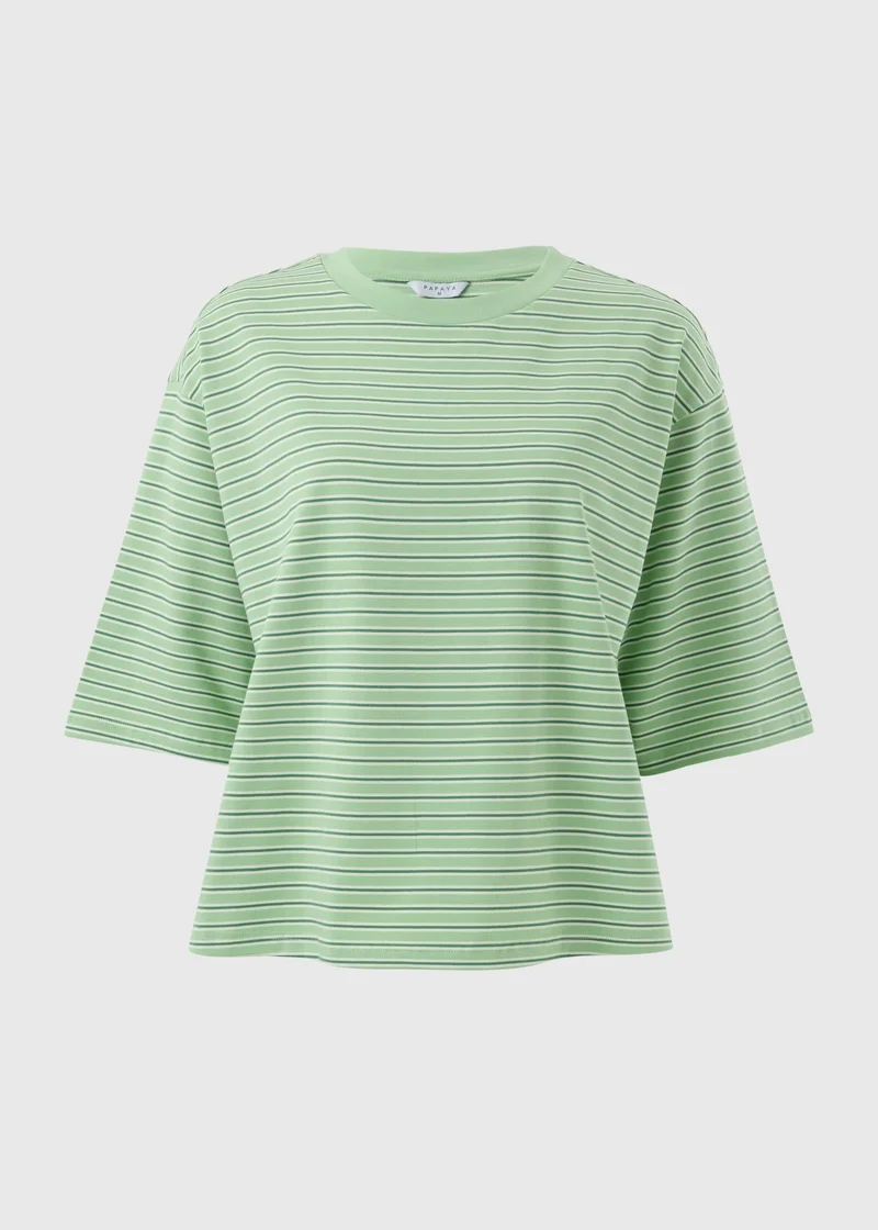 Matalan Green Stripe Boxy T-Shirt