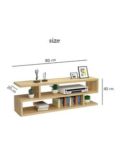 XiuWoo 3-Tiers Personalized TV Table TV Rack Cabinet Modern Media Storage Stand Console Coffee Table Home Office Storage Rack Side End Table for Living Room Bedroom Office  - Image 3