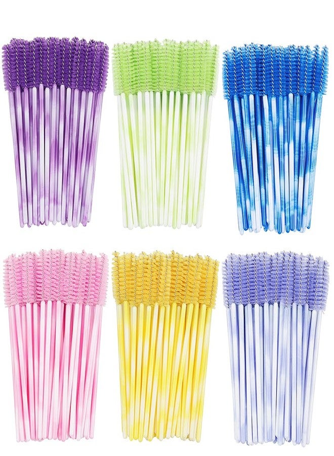 MyAoKuE-UP 300 Disposable Mascara Wands Eyelash Brush Spoolies for Eye Lash Extension Eyelash Extension Supplies Makeup Tools Accessories (Color Mix) - Image 1