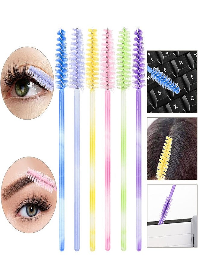 MyAoKuE-UP 300 Disposable Mascara Wands Eyelash Brush Spoolies for Eye Lash Extension Eyelash Extension Supplies Makeup Tools Accessories (Color Mix) - Image 3
