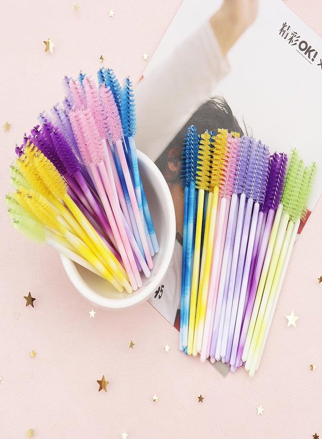 MyAoKuE-UP 300 Disposable Mascara Wands Eyelash Brush Spoolies for Eye Lash Extension Eyelash Extension Supplies Makeup Tools Accessories (Color Mix) - Image 5