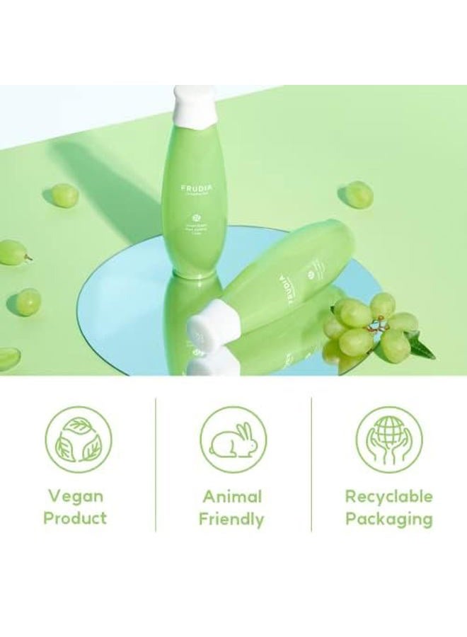 frudia Green Grape Pore Control Face Toner (6.59 fl oz), Pore Minimizing Korean Toner with 89% Green Grape Extract, Tannin Pore Complex & Anti Sebum P for Sensitive Skin, Alcohol-Free - Image 5