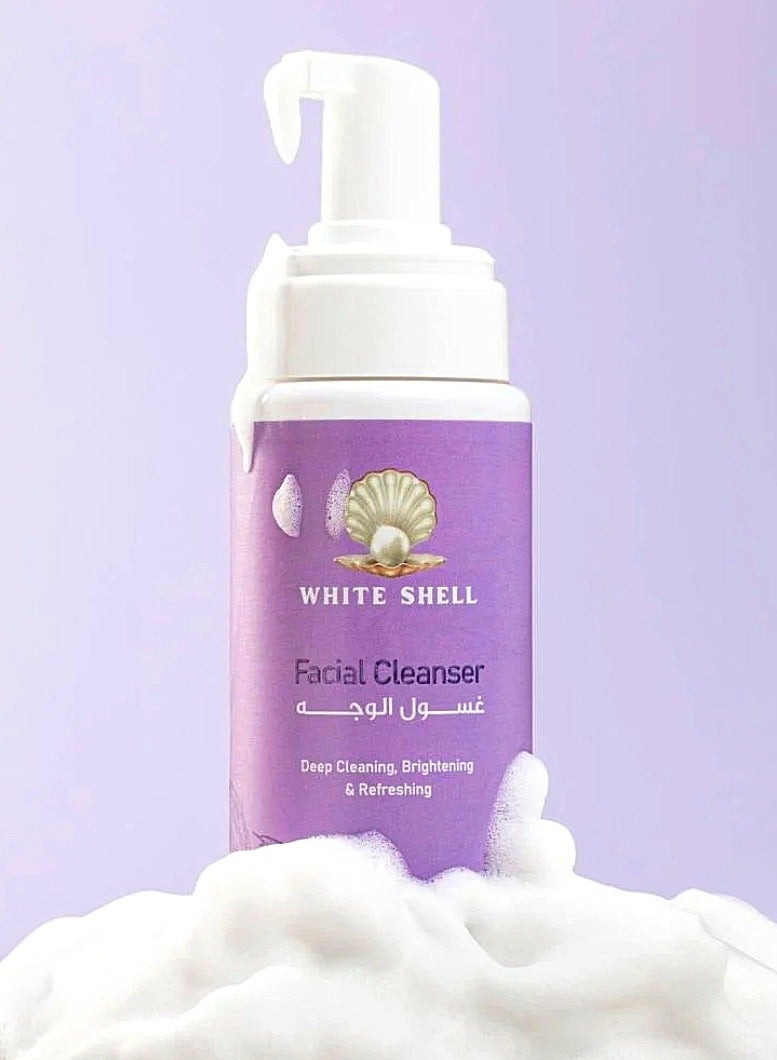 وايت شيل روتين الإشراقة كريم ومقشر وغسول وايت شيل - Image 2