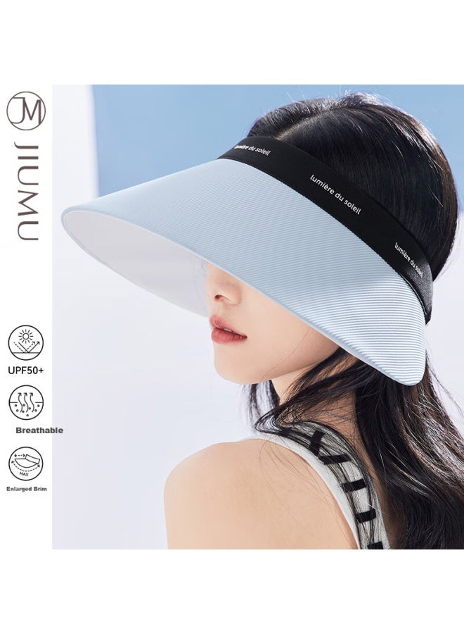 Jiumu Sun Protection Hat For Women, Sun Visor, Sun Hat, Visor Cap, Cool Hat, Summer Outdoor Face-covering Uv Protection Hat For Women - Image 1