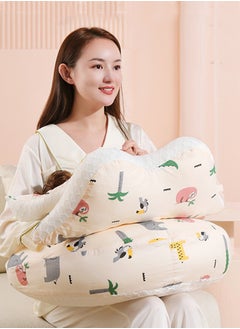 bbet Nursing Pillow for Breastfeeding, Multi-Functional Original Plus Size Breastfeeding Pillows Give Mom and Baby More Support with Removable Cotton Cover  - Image 1