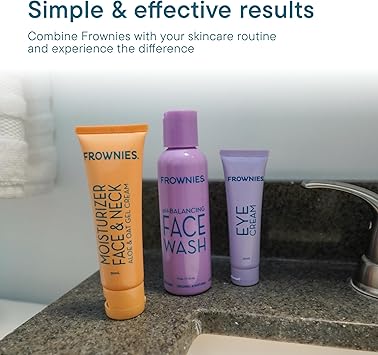 Frownies غسول الوجه المتوازن pH من فراونيز - منظف طبيعي للبشرة خالي من الصابون مع مستخلصات الفواكه - Image 5