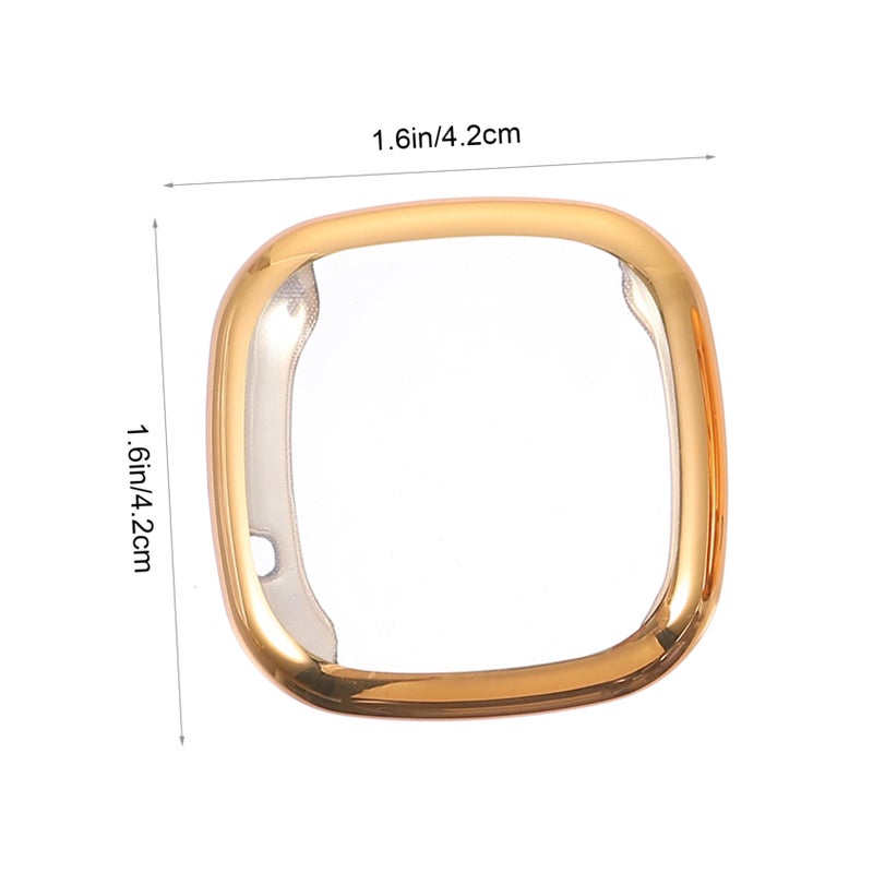 Electroplating Watch Screen Cover 6pcs Ultra Thin Protective Cases Black Gray Rose Gold Pink - Image 3
