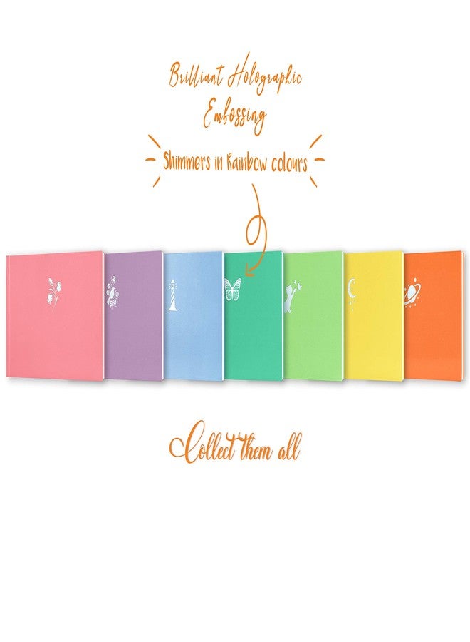 MENORAH مينورا - دفتر رسم للفنانين A5 - دفتر رسم - 140 غرام/متر مربع - (58 ورقة / 116 صفحة) - (المقاس: 14.8 سم × 21.0 سم) - دفتر رسم كاساتا - مصنوع يدويًا بالكامل - (أخضر تفاحي - قطة صغيرة) - منظر طبيعي - Image 3