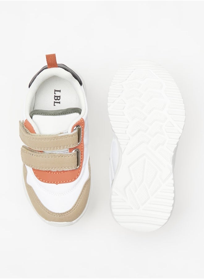 LBL by Shoexpress - Boy's Textured Sneakers with Hook and Loop Closure Ramadan Collection - Image 1