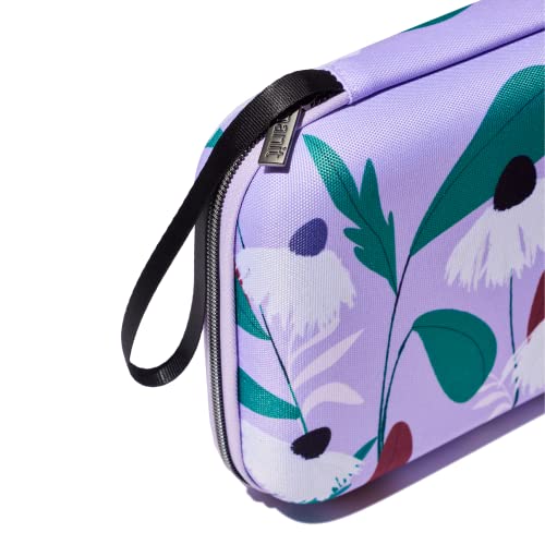 Nanit Travel Case – Protective Hard Shell Carrying Case for Nanit Pro Baby Monitor and Multi-Stand Travel Accessory, Purple Floral - Image 5