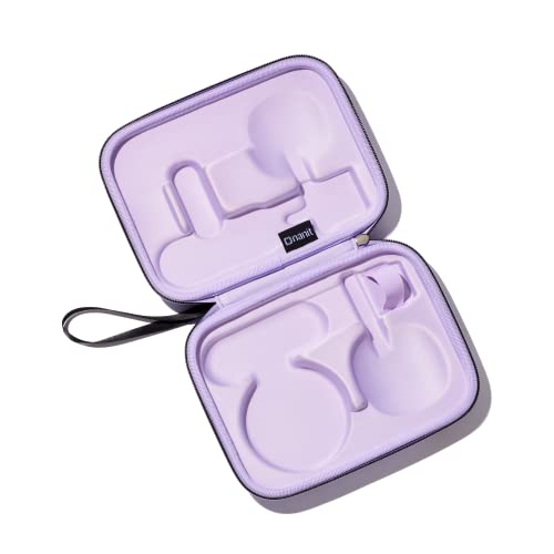 Nanit Travel Case – Protective Hard Shell Carrying Case for Nanit Pro Baby Monitor and Multi-Stand Travel Accessory, Purple Floral - Image 3
