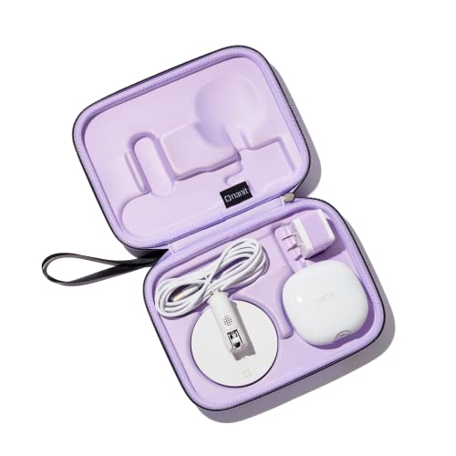 Nanit Travel Case – Protective Hard Shell Carrying Case for Nanit Pro Baby Monitor and Multi-Stand Travel Accessory, Purple Floral - Image 2