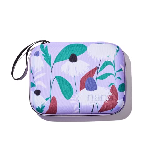 Nanit Travel Case – Protective Hard Shell Carrying Case for Nanit Pro Baby Monitor and Multi-Stand Travel Accessory, Purple Floral - Image 4