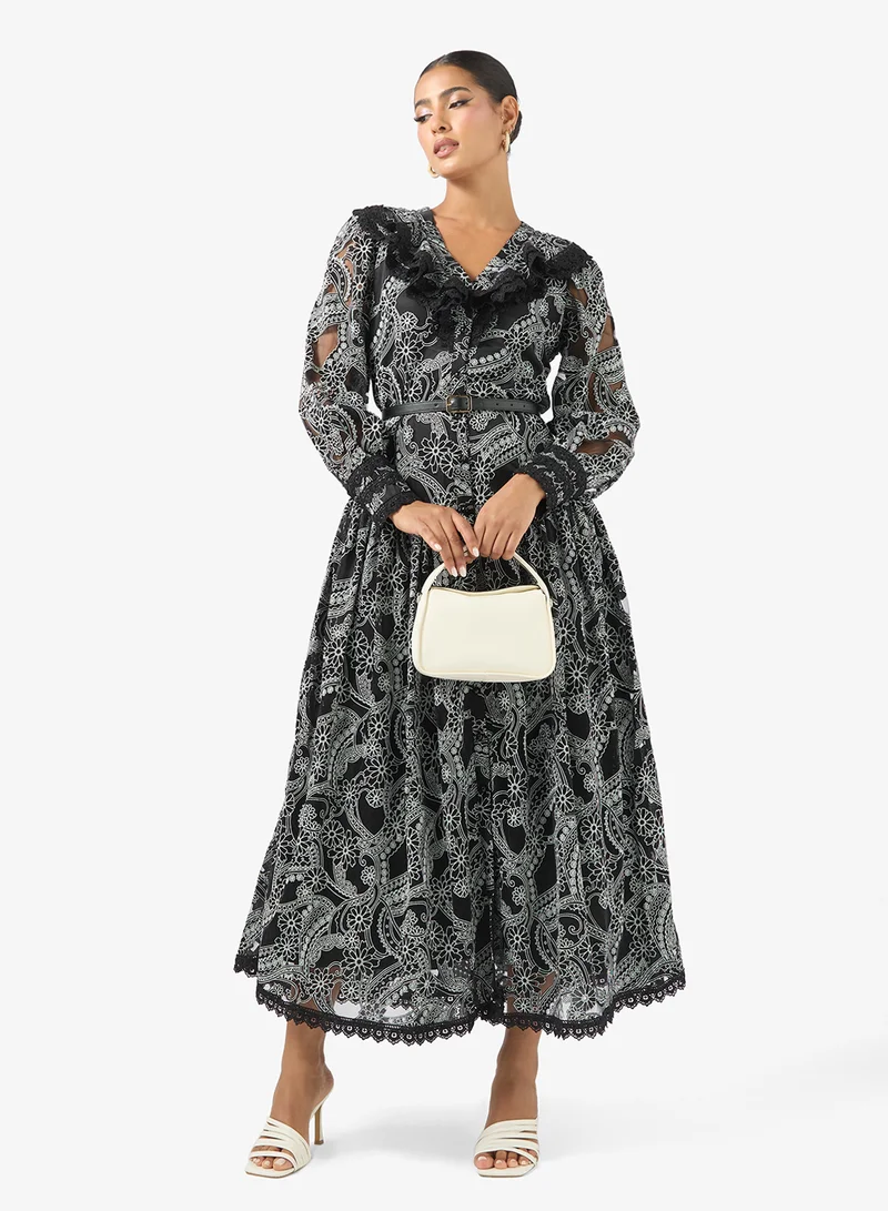 Khizana  Lace A-line Dress for Women | Best Price UAE