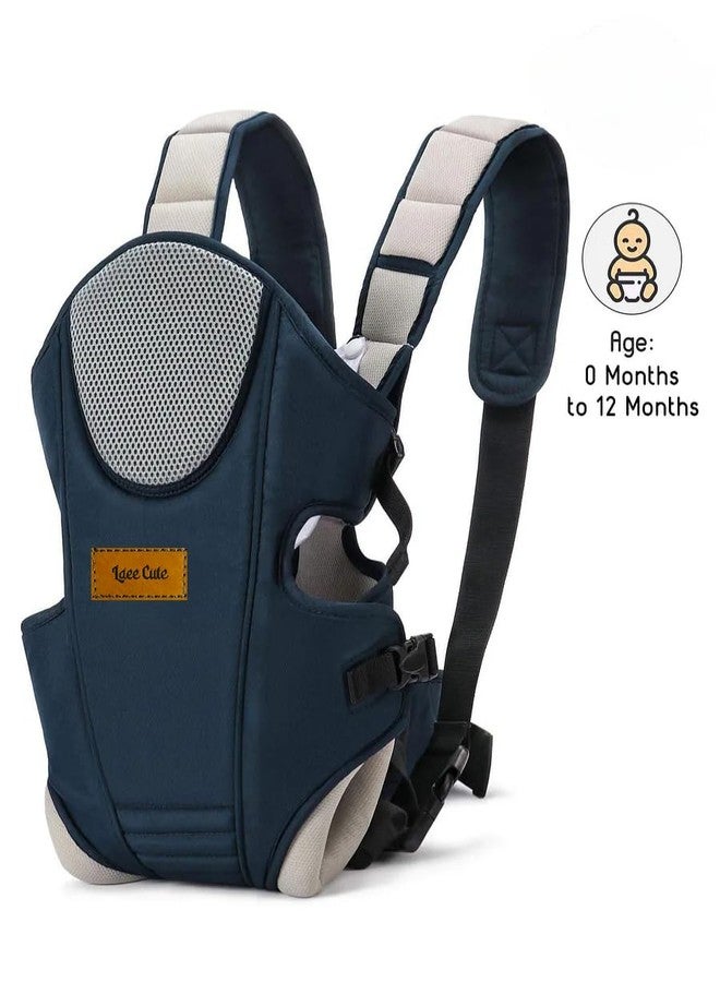 Laee cute 3 in 1 Adjustable Baby Carrier Kangaroo Head Support Safety Belt Sling Backpack Baby Carrier (nany to Cream) - Image 2