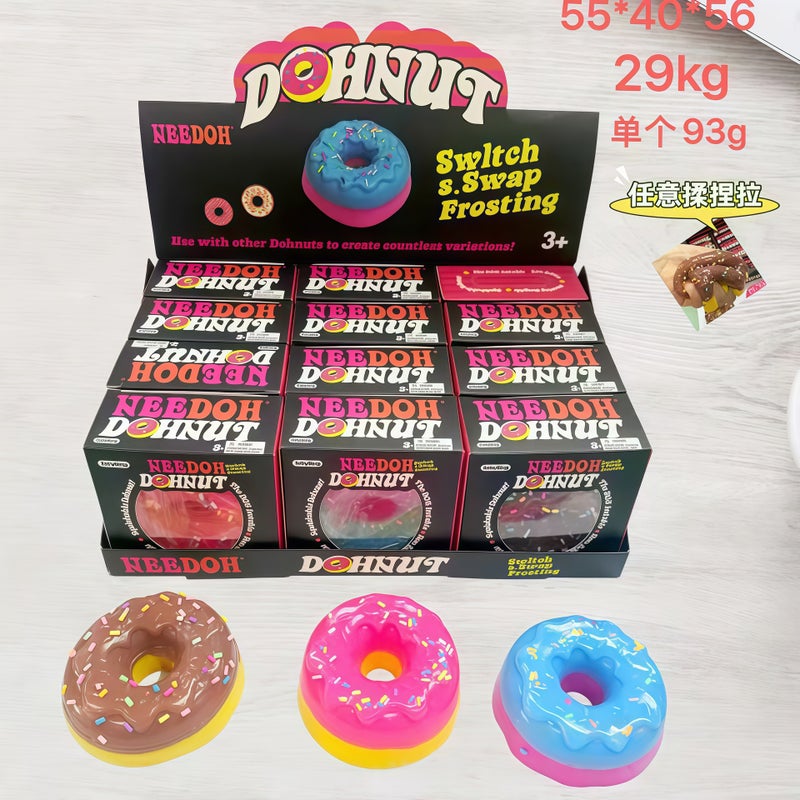 Squishy Fidget Toy Stress Relief - Donut & Cookie Shapes - Image 2