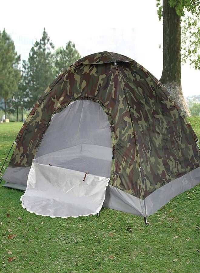 DS ENTERPRISE Military Tent House-6 Person Waterproof Foldable Hiking Dome Camping Tent with Carry Bag, Heavy Wind, Storm Proof Campers for Outdoor Beach, Travelling, Picnic Army Tent Size: 220X250X150cm - Image 1