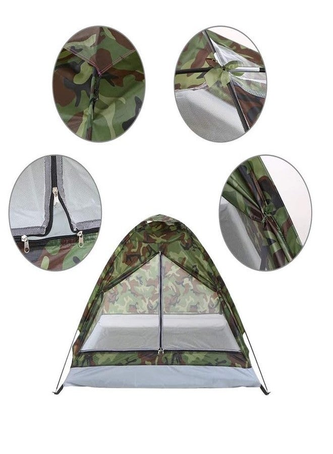 DS ENTERPRISE Military Tent House-6 Person Waterproof Foldable Hiking Dome Camping Tent with Carry Bag, Heavy Wind, Storm Proof Campers for Outdoor Beach, Travelling, Picnic Army Tent Size: 220X250X150cm - Image 3