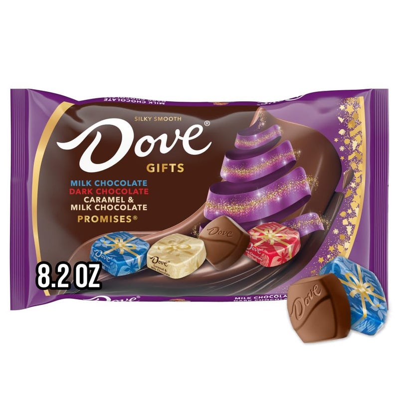 Dove هدايا شوكولاتة دوف بروميس المتنوعة لعيد الميلاد، 8.20 أونصة. - Image 1