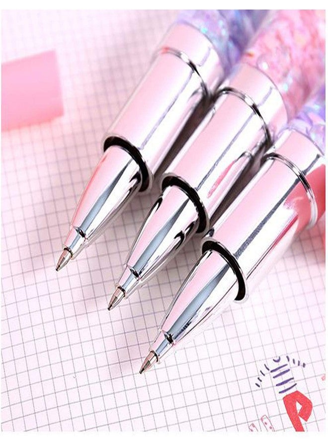 Baoer Glitter Lipstick Pen Gel Pen Makeup ArtistPen for Kids Beauty Plastic Cute GelPen Best Birthday Gift Return Gift for Kids (4 Pcs) - Image 5