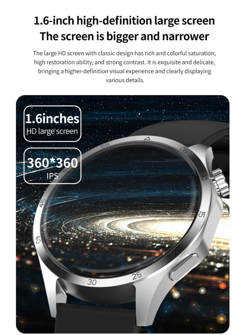 GT4 Pro Smart Watch Men IP68 NFC  AMOLED 360*360 HD Screen Heart Rate Bluetooth Call SmartWatch - Image 5