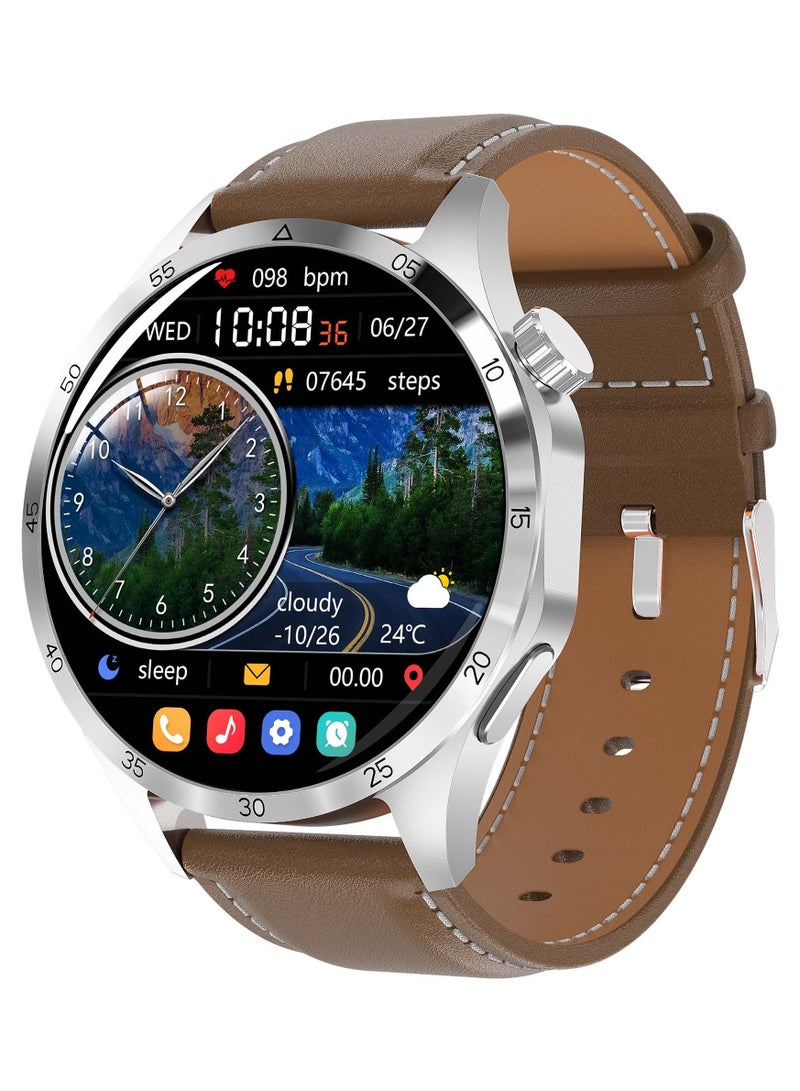 GT4 Pro Smart Watch Men IP68 NFC  AMOLED 360*360 HD Screen Heart Rate Bluetooth Call SmartWatch - Image 1