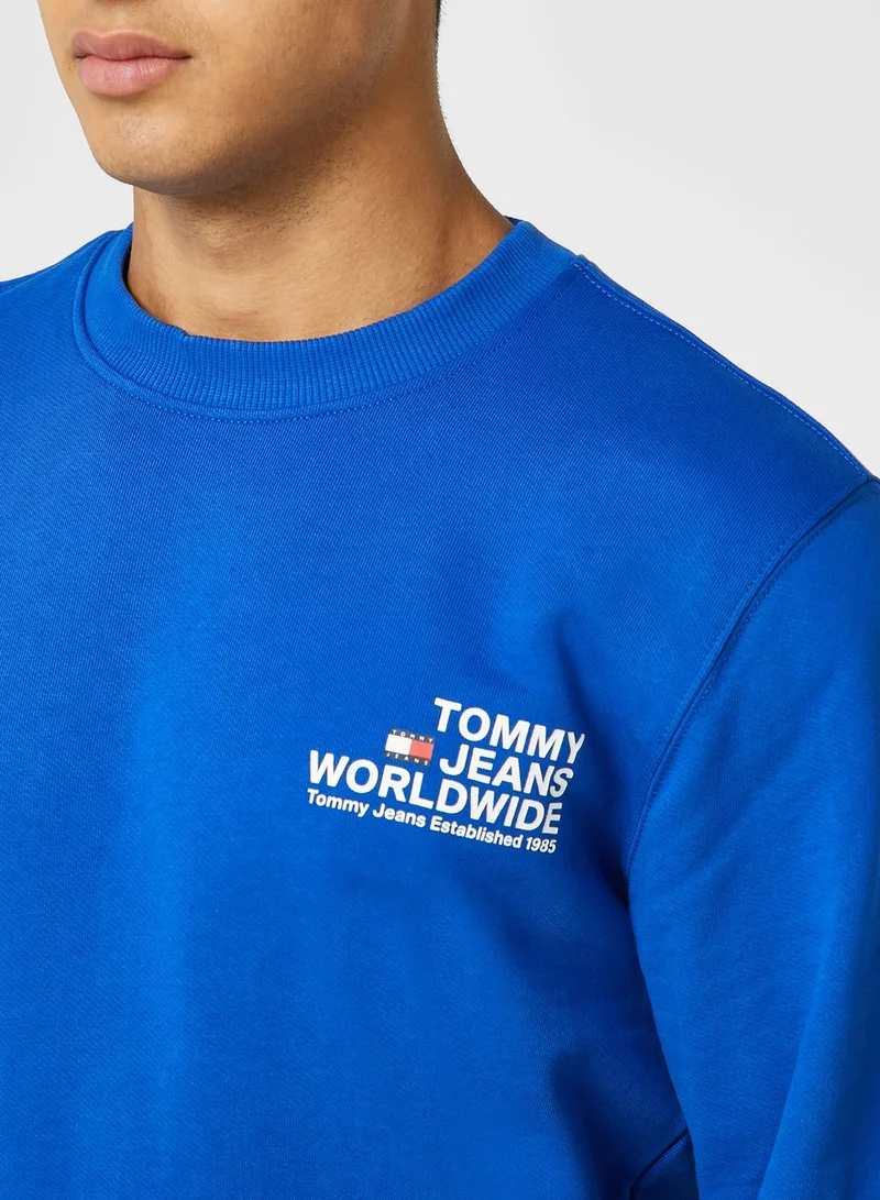 TOMMY JEANS Graphic Crew Neck Sweater