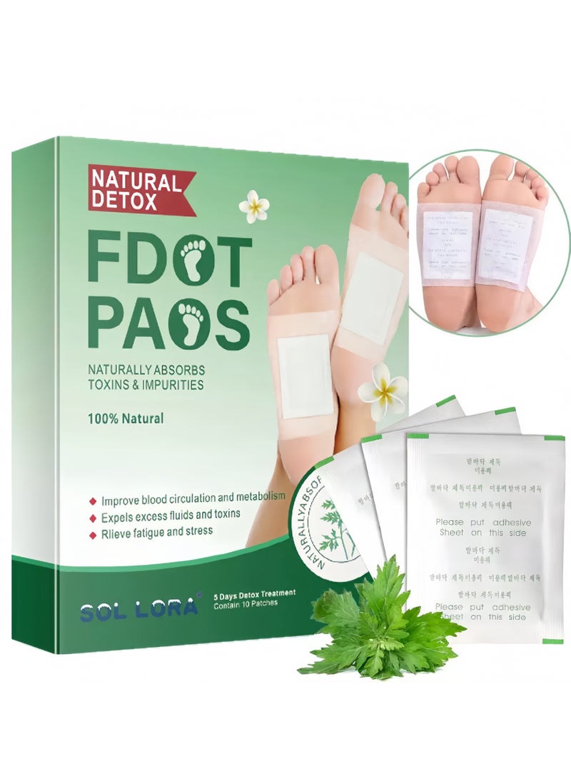 صول لورا لصقات قدم لتطهير وإزالة السموم (10 قطع) - Image 1