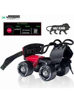 Jaspo Challenger Roller Skates For Kids (Ages 3-7), Adjustable Fit (Foot Length 18-21 Cm), Metal Body, Premium 45Mm 85A Pvc Wheels, Perfect Beginner Quad Skates  - Image 5