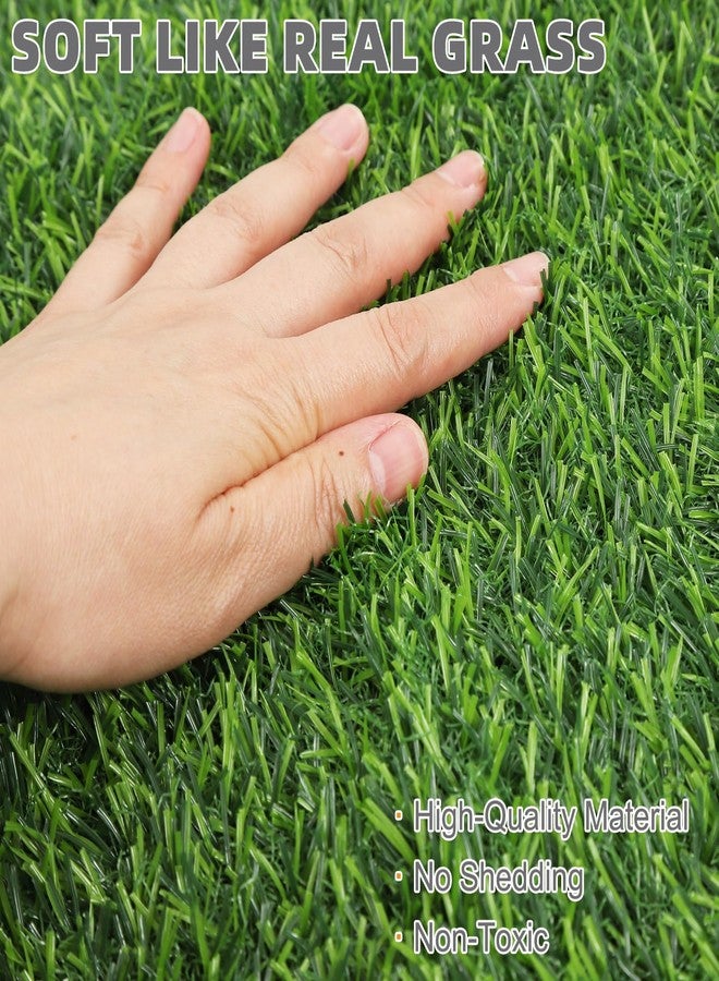 KOOLTAIL Dog Grass Pad with Washable Pee Pads for Puppy Potty Tray,32"*38" Soft Artificial Turf Multipurpose Reusable Grass Patch Pads for Dogs Litter Box, Leakproof for Doggie Training Indoor Outdoor - Image 4