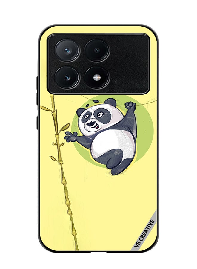 VR CREATIVE Protective Case Cover For Xiaomi Poco X6 Pro Fun Panda Design Multicolour - Image 1