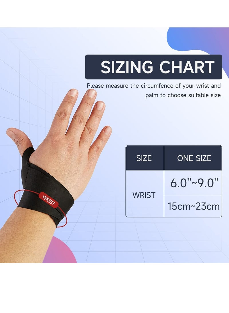 SYOSI Ultra Thin Wrist Brace - Soft Breathable and Skin Friendly Carpal Tunnel Wrist Splint to Sprains Tendinosis Tenosynovitis (Black/Left/One Size)  - Image 3