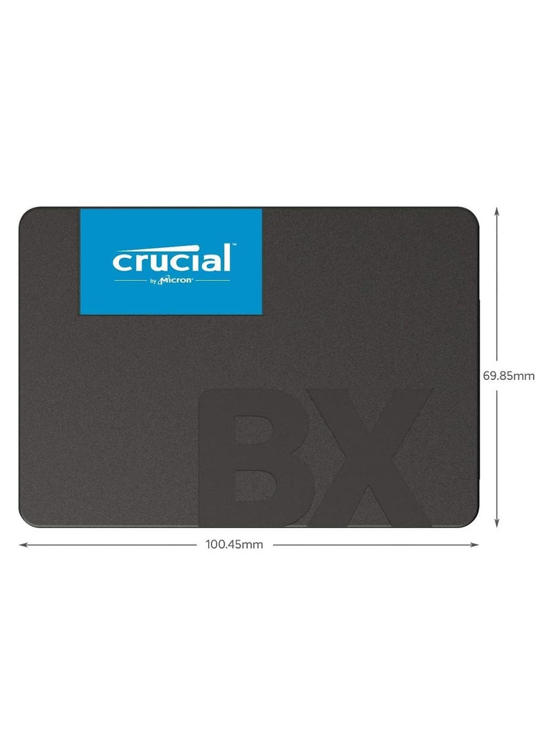 crucial BX500 SATA 2.5" Internal SSD, 500GB Capacity, 540 Mb/s Sequential Read, 500 Mb/s Sequential Write, 120TB TBW SSD Endurance, Black | CT500BX500SSD1 500 GB - Image 3