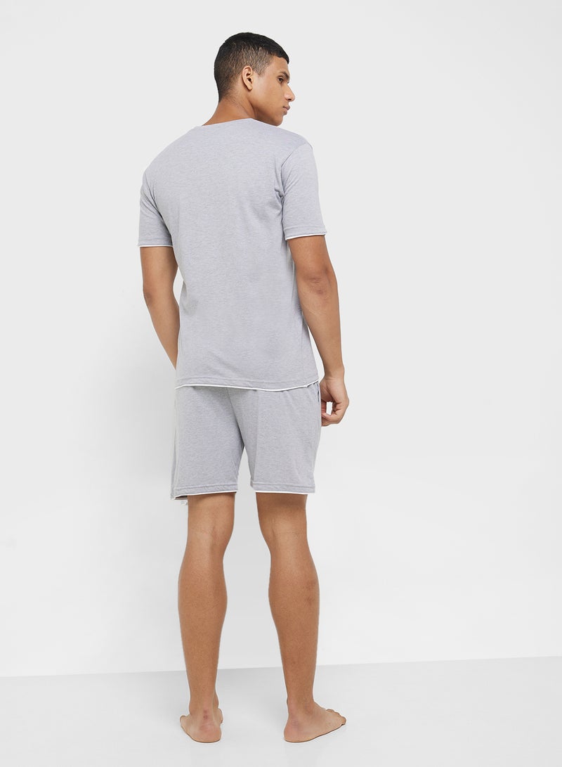Seventy Five Nightwear T-Shirt & Shorts Set  - Image 2