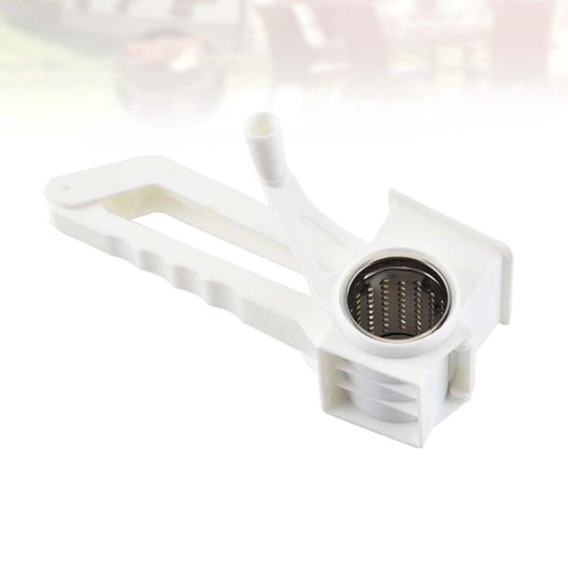 Stainless Steel Rotary Cheese Grater Two In One Handheld Shredder For Kitchen - Image 3