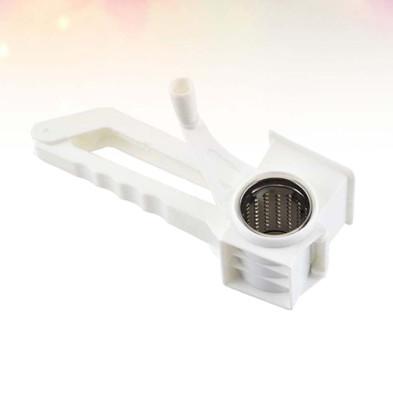 Stainless Steel Rotary Cheese Grater Two In One Handheld Shredder For Kitchen - Image 4
