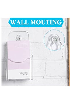 Y&D 5Pieces Acrylic Brochure Holder Stand Pamphlet 4 Inch Clear Literature Plastic Flyer Display for Vendors, Trifold, Brochure, Menu, Magazine, Pamphlet, Booklets  - Image 3