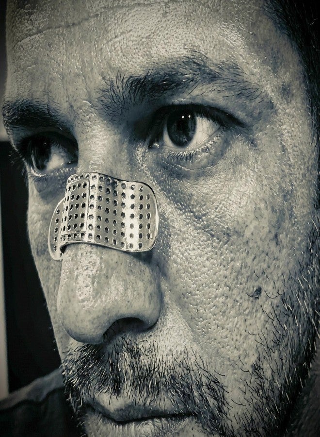 THE MEN THING NOSE BAND-AID - Silver Toned Fashion Nasal Clip, Nightclub - No Holes Nose Clip, Nose Strip for Men and Boys - Image 2