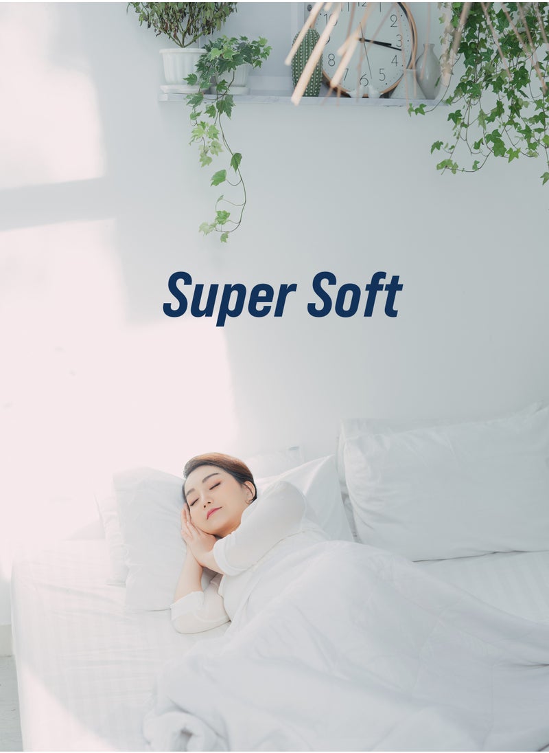 American Linen King Size Fitted Sheet 100% Cotton 200 Thread Count Breathable Bedding Sheet Comfortable Bed Sheets For Bedroom  200 x 200 cm White  - Image 4