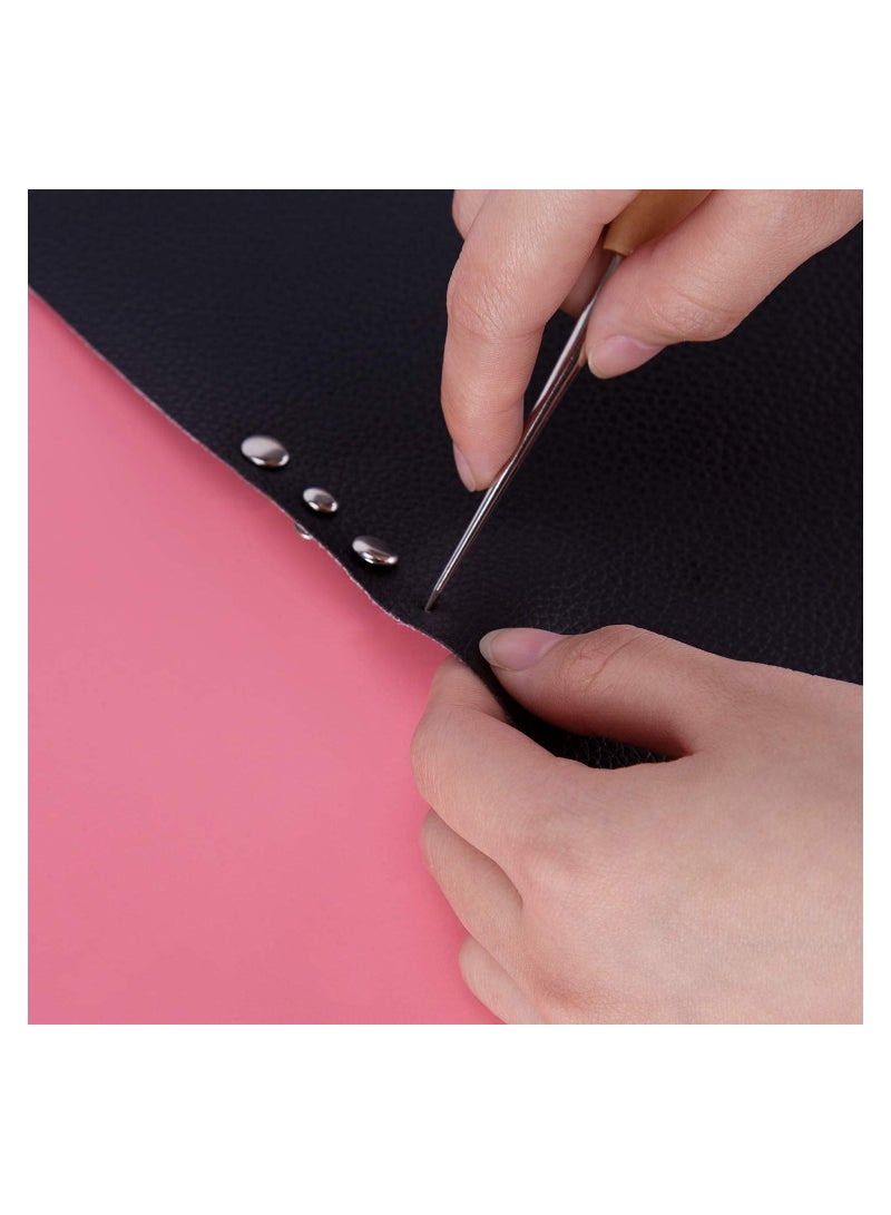 29Pcs Leather Upholstery Repair Kit, Hand Sewing Needles, Thread, Tape Measure & Drilling Awls for Canvas Crafting & Leather Sewing - Image 5