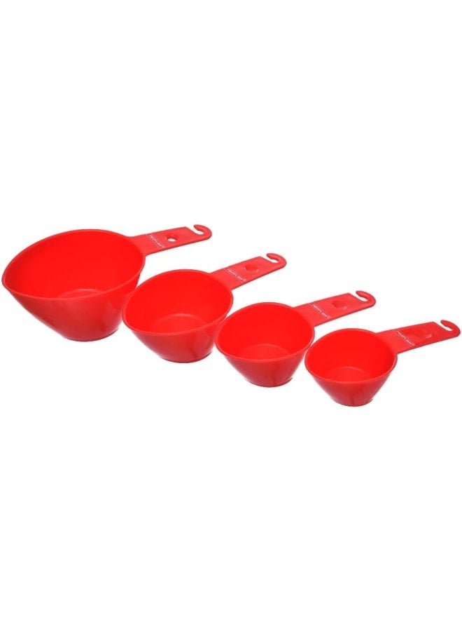 نيو فلام 4 Piece Neoflam Measuring Cups Set – MultiColor Plastic - Image 1